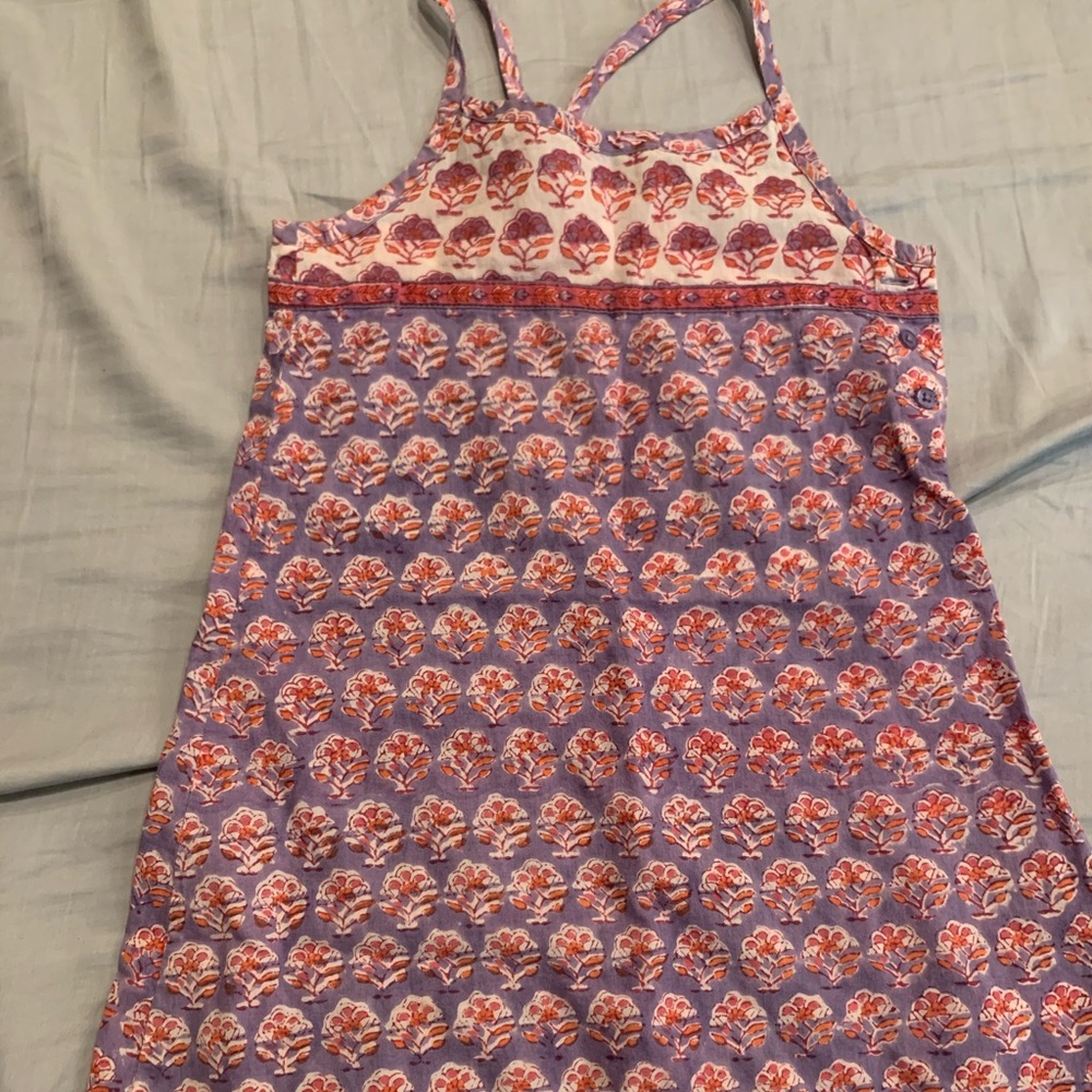 Girls Anokhi summer block print dress size 4-5 yr